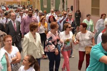 Misa, procesión y desfile de ganado en La Pardilla (Foto Francisco Javier Santana)